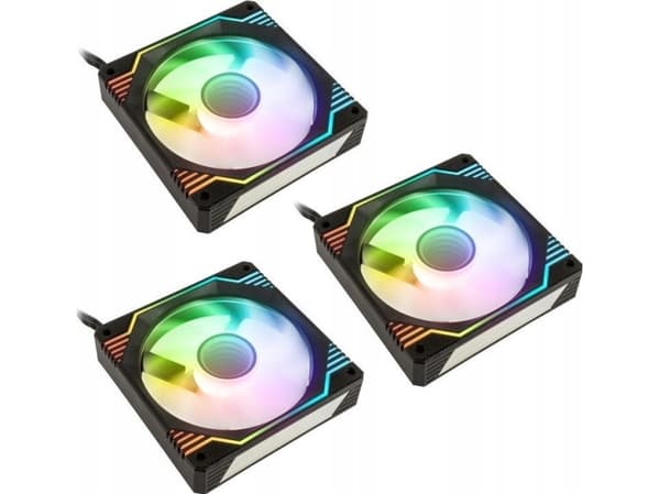 Kolink Kolink Umbra X 120mm ARGB High Performance PWM Fan Triple Pack - Juodas