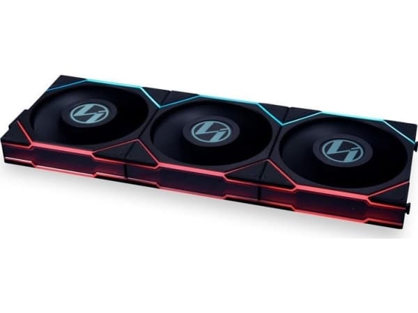Lian Li UNI FAN TL LCD 120 - Kabinettvifte - med LCD-skjerm - 120 mm - svart