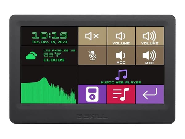 G.Skill WigiDash - Pekskärm med LCD-bildskärm - kapacitiv - kabelansluten - USB