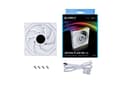 Miniatyrbilde 4 av 4: Lian Li UNI FAN TL LCD 140 Reverse Blade - Kabinettvifte - med LCD-skjerm - 140 mm - hvit
