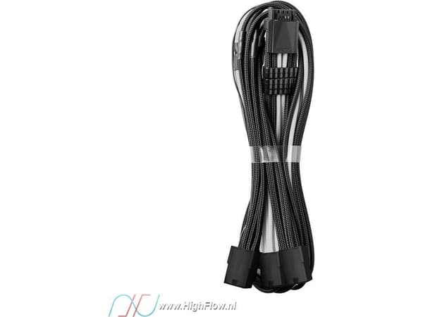 CableMod PRO ModMesh 12VHPWR til 3x PCI-e-kabel - 45 cm, svart