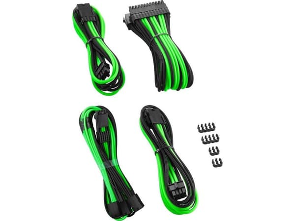 CableMod CableMod PRO ModMesh 12VHPWR Cable Extension Kit - juodas/light žalias