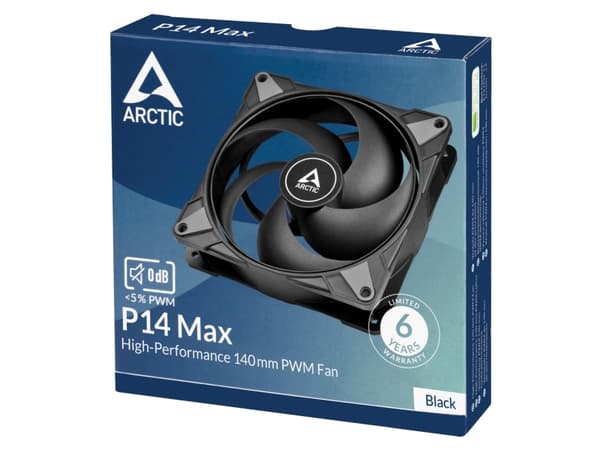 ARCTIC P14 Max - Lådfläkt - 140 mm - svart