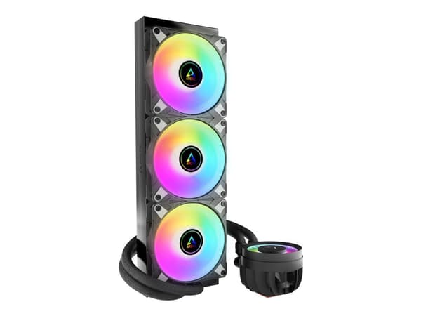 ARCTIC Liquid Freezer III 360 A-RGB - Væskekjølesystem for prosessor - Radiatorstørrelse: 360 mm - (for: AM4, LGA1700, AM5, LGA1851) - kobber - 120 m