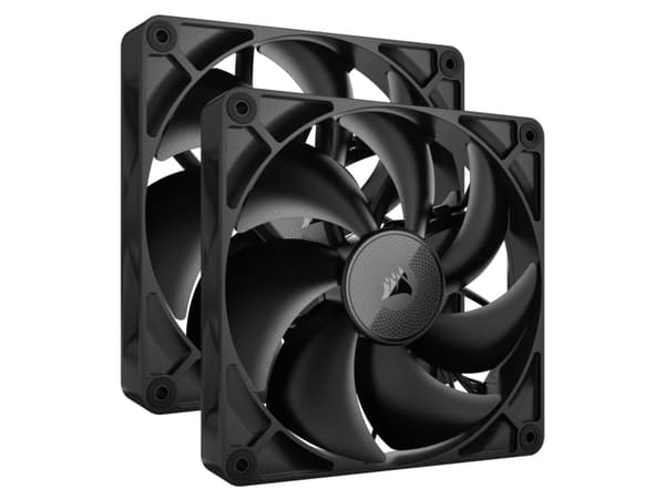 CORSAIR iCUE Link RX140 Twin Starter Kit - Kabinettvifte - 140 mm (en pakke 2) Sort