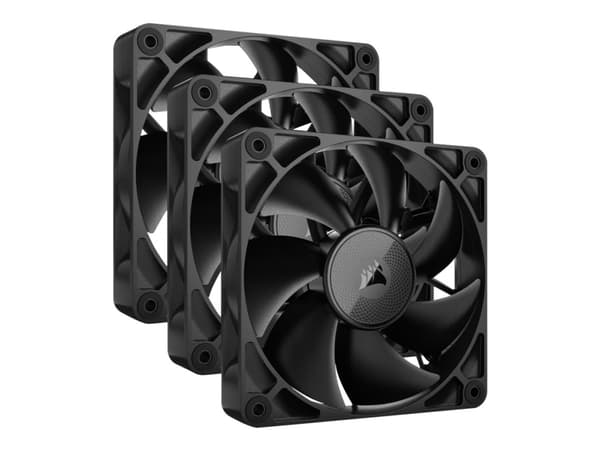 CORSAIR iCUE Link RX120 Triple Starter Kit - Kabinettvifte - 120 mm (en pakke 3) Sort
