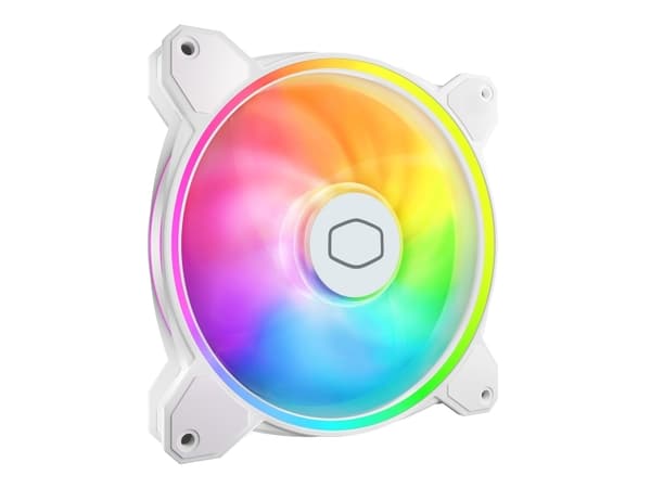 Cooler Master MasterFan MF140 HALO² - White Edition - lådfläkt - 140 mm - vit