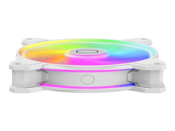 Cooler Master MasterFan MF140 HALO² - White Edition - lådfläkt - 140 mm - vit