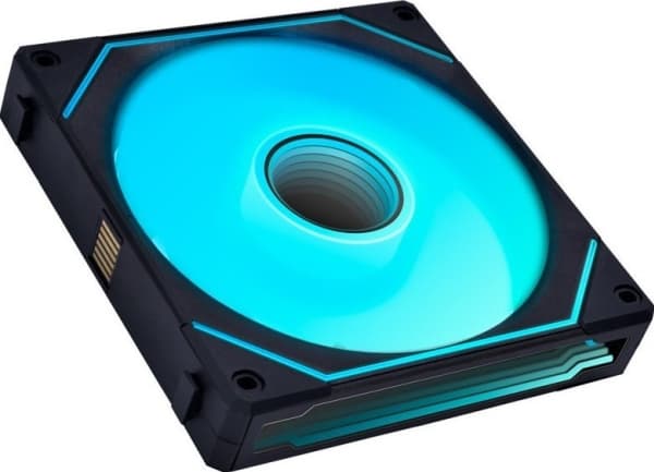 Lian Li UNI FAN SL-INF 140 ARGB PWM-vifte med omvendt blad - 140 mm, svart
