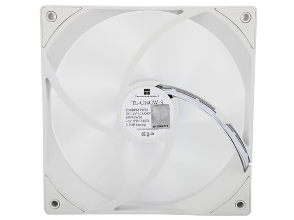 Thermalright TL-C14CW-S, Vifte, 14 cm, 1500 RPM, Sort