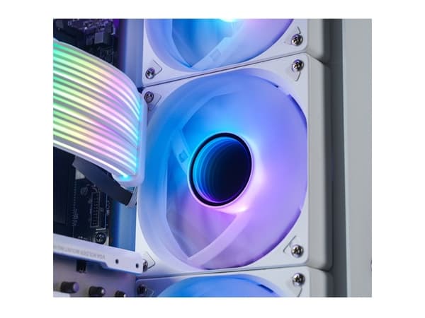 Jonsbo SL-120WR, Vifte, 12 cm, 600 RPM, 1500 RPM, Hvit