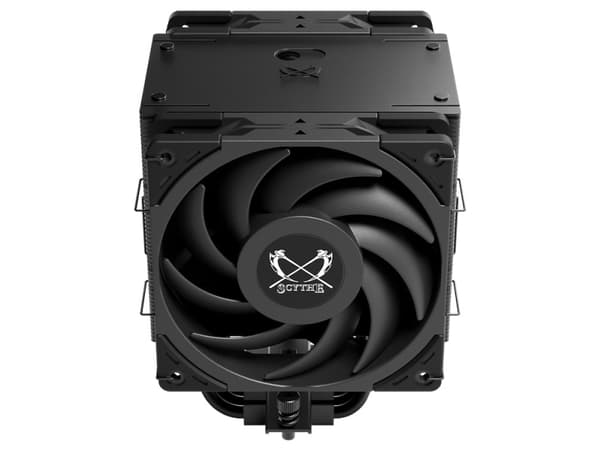 Scythe Mugen 6 Dual Fan Black Edition, tuuletin, 12 cm, 2000 rpm, 26,88 dB, 60,29 kuutiometriä/min, 102,44 m³/h