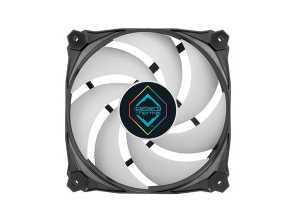 Iceberg Thermal IceGALE Lightning ARGB, Vifte, 12 cm, 200 RPM, 2200 RPM, Sort