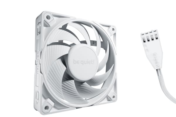 be quiet! Silent Wings Pro 4 - Kabinettvifte - PWM - 120 mm - hvit