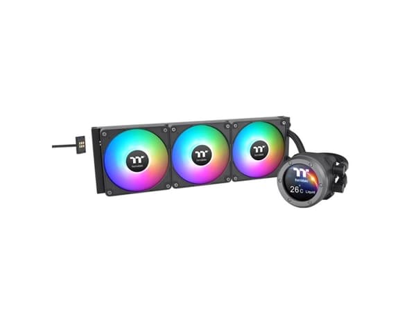 Thermaltake CL-W415-PL12SW-A, Væskekjølesett, 12 cm, Sort