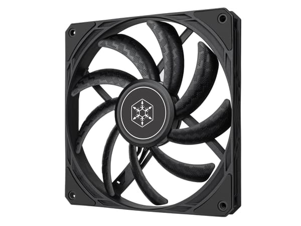Silverstone SST-AS140B, Vifte, 14 cm, 1700 RPM, Sort Sort