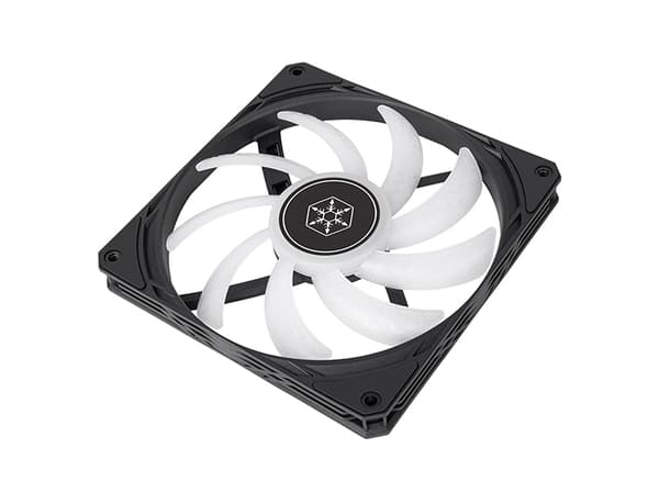 Silverstone SST-AS140B-ARGB, Fläkt, 14 cm, 1700 rpm, 33 dB, 82 kubikfot/min, Svart