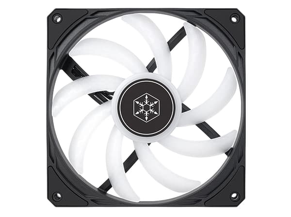 Silverstone SST-AS140B-ARGB, Fläkt, 14 cm, 1700 rpm, 33 dB, 82 kubikfot/min, Svart