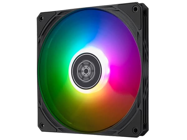 Silverstone SST-AS140B-ARGB, Fläkt, 14 cm, 1700 rpm, 33 dB, 82 kubikfot/min, Svart Svart
