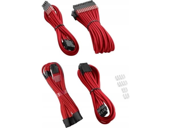 CableMod CableMod PRO ModMesh 12VHPWR kabelförlängningssats - röd