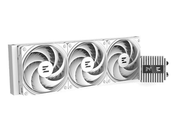 Zalman ALPHA2 A36 WHITE, Alt-i-ett væskekjøler, 12 cm, Hvit