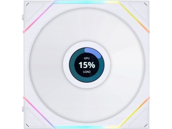 Lian Li UNI FAN TL LCD 140 - Kabinettvifte - med LCD-skjerm - 140 mm - hvit