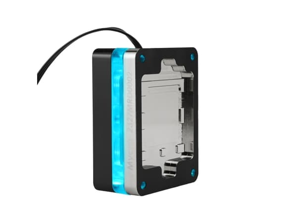 Thermal Grizzly AM5 MYCRO DIRECT-DIE, Vannblokk, Akryl, Aluminium, Kopper, Sort, Sokkel AM5, 1/4", Prosessor
