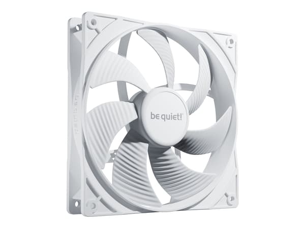 be quiet! Pure Wings 3 - Kabinettvifte - PWM - 140 mm - hvit Hvit
