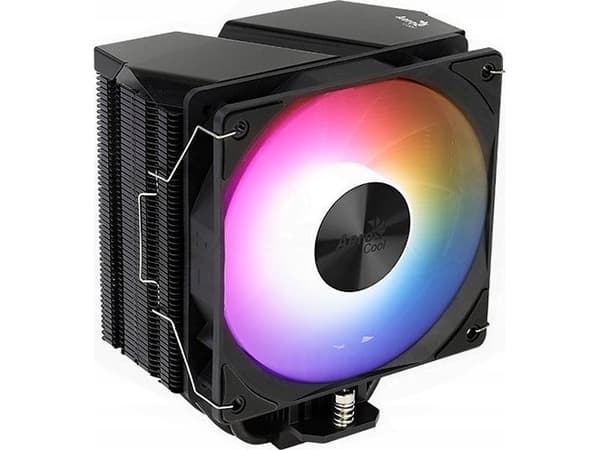 Aerocool Rime 4, Luftkjøler, 12 cm, Sort Sort