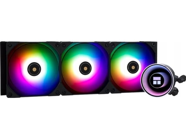 Thermalright Frozen Notte 360 ARGB V2, Alt-i-ett væskekjøler, 12 cm, Sort Sort