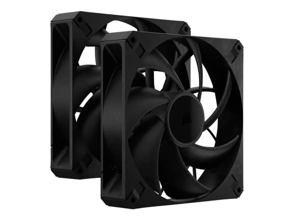 CORSAIR RS140 MAX - Kabinettvifte - 140 mm (en pakke 2) Sort