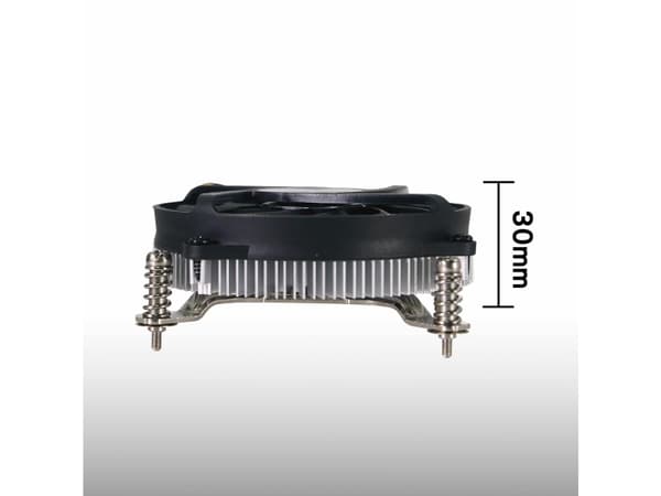 Titan DC-HA11TZ/RPW, Luftkjøler, 9,5 cm, 1000 RPM, 2600 RPM, Aluminium, Sort