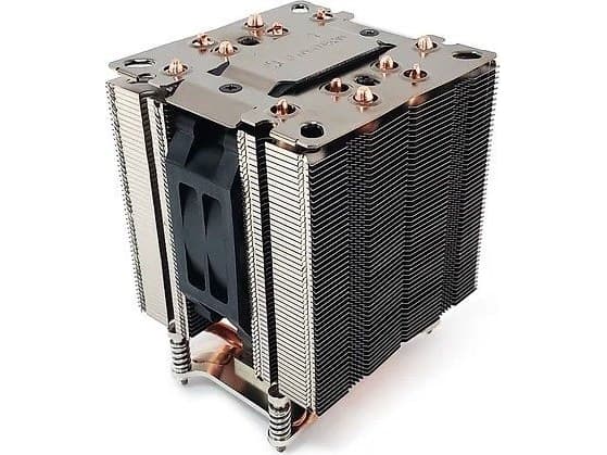 Dynatron A49, Luftkjøler, 800 RPM, 1800 RPM, Sort, Sølv
