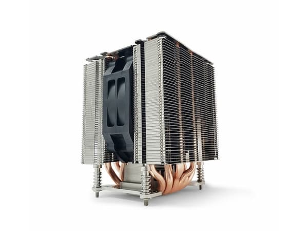 Dynatron A49, Luftkjøler, 800 RPM, 1800 RPM, Sort, Sølv Sort, Sølv