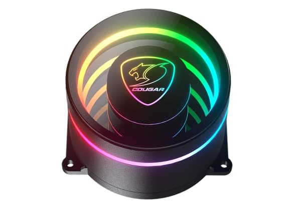COUGAR Gaming Poseidon Elite ARGB 240, Alt-i-ett væskekjøler, Sort