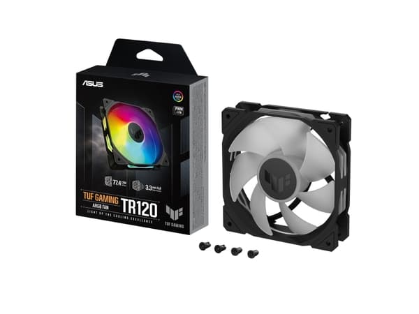 ASUS TUF Gaming TR120 ARGB - Kabinettvifte - 120 mm - svart