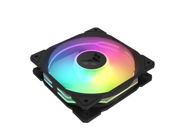 ASUS TUF Gaming TR120 ARGB - Fläktkit - 120 mm - svart (paket om 3)