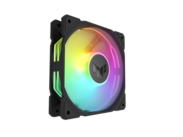 ASUS TUF Gaming TR120 ARGB - Fläktkit - 120 mm - svart (paket om 3)