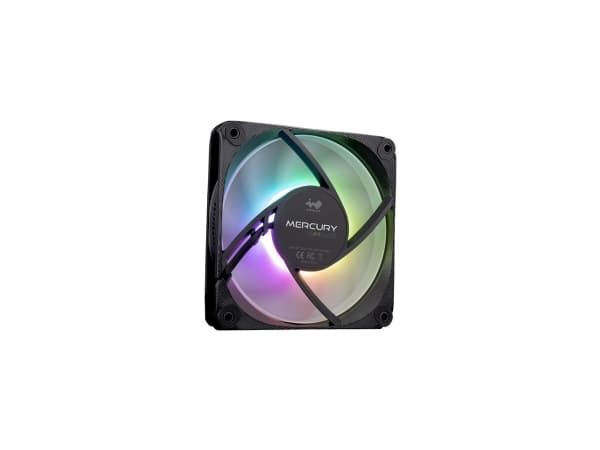 IN WIN Mercury AM120S - Kabinettvifte - 120 mm - svart (en pakke 3)