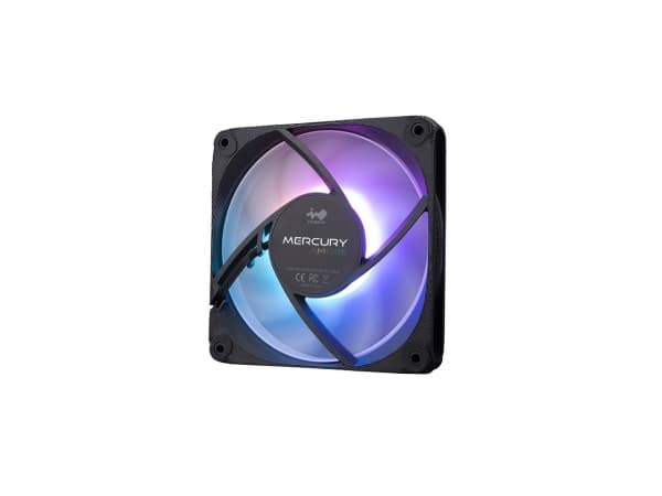 IN WIN Mercury AM120S - Kabinettvifte - 120 mm - svart (en pakke 3)