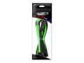 Miniatyrbilde 1 av 2: CableMod C-Series PRO ModMesh 12VHPWR to 3x PCI-e Kabel for Corsair - 60cm, black/light green