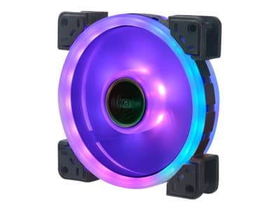 Akasa Vegas TLX - Kabinettvifte - 120 mm Sort, Hvit