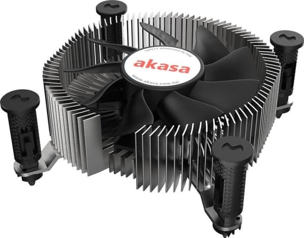 Akasa - CPU-jäähdytin - Mini-ITX - (LGA1700) - alumiinia kuparisydämellä - 74 mm
