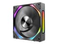 Miniatyrbilde 4 av 5: Azza GALAXY BLACK, Vifte, 12 cm, 500 RPM, 1980 RPM, Sort