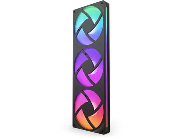 NZXT F Series F360 RGB Core - Enkeltramme vifte enhet - 360mm - 120 mm - matt svart