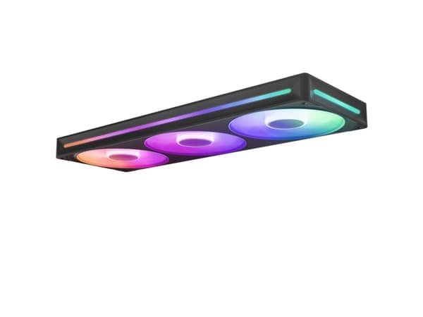 NZXT F Series F360 RGB Core - Enkeltramme vifte enhet - 360mm - 120 mm - matt svart