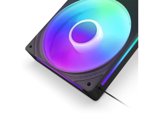 NZXT F Series F360 RGB Core - Enkeltramme vifte enhet - 360mm - 120 mm - matt svart