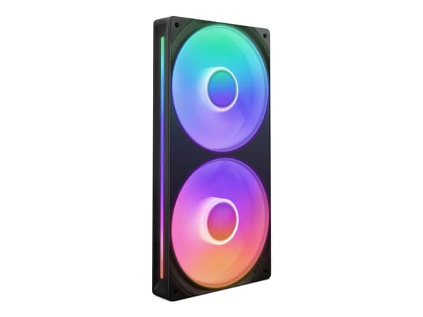 NZXT F Series F240 RGB Core - Fläktenhet med enkel ram - 120 mm - mattsvart Svart