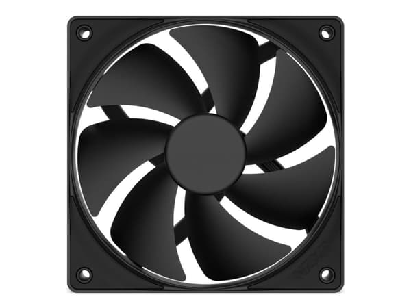 NZXT F Series F120P - Kabinettvifte - 120 mm - matt svart Sort