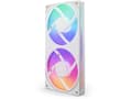 Miniatyrbild 3 av 5: NZXT F Series F240 RGB Core - Fläktenhet med enkel ram - 120 mm - matt vit